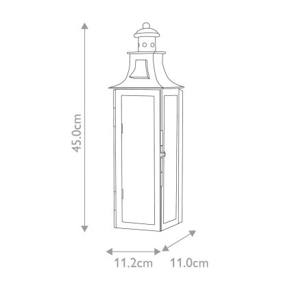 Elstead - Āra sienas lampa STOW 1xE14/60W/230V IP44