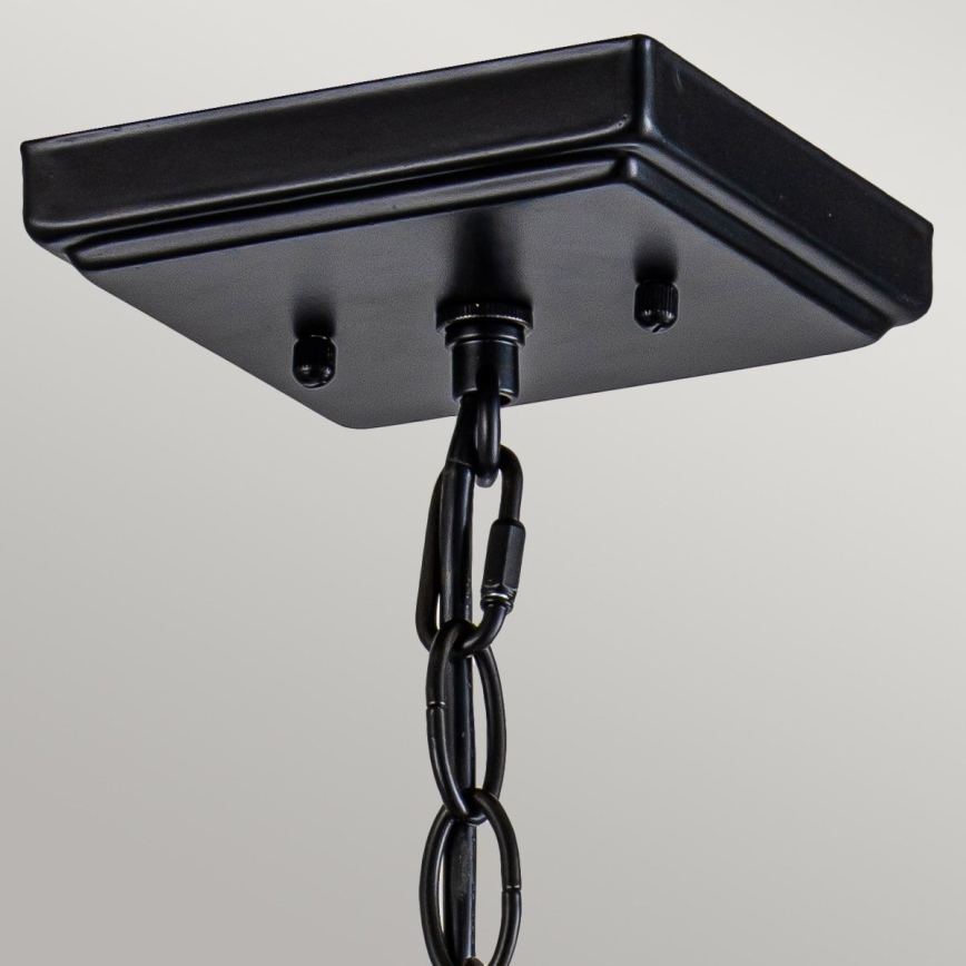 Elstead - Tiffany ALDERLEY piekaramā lustra uz ķēdes 1xE27/60W/230V