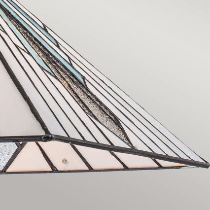 Elstead - Tiffany ALDERLEY piekaramā lustra uz ķēdes 1xE27/60W/230V
