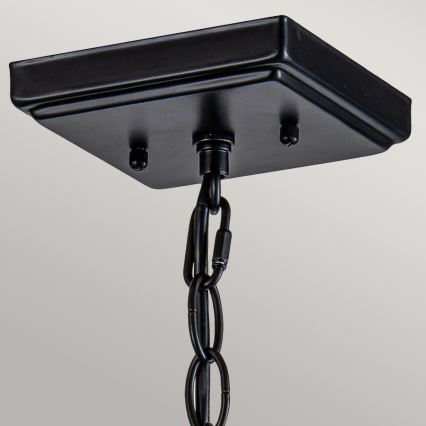 Elstead - Tiffany ALDERLEY piekaramā lustra uz ķēdes 1xE27/60W/230V