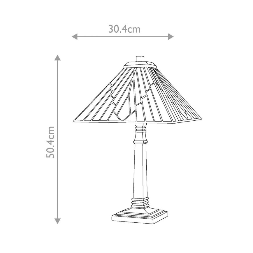 Elstead - Galda lampa ALDERLEY 1xE27/60W/230V