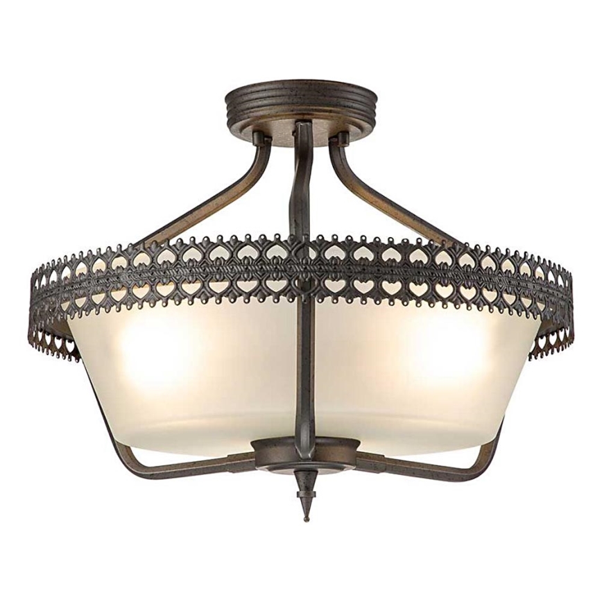 Elstead - Virsapmetuma lustra CROWN 3xE27/60W/230V