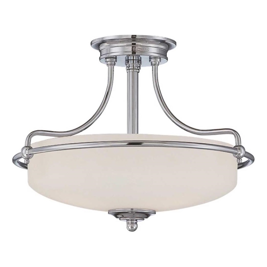 Elstead - Virsapmetuma lustra GRIFFIN 3xE27/100W/230V spīdīgi hromēts