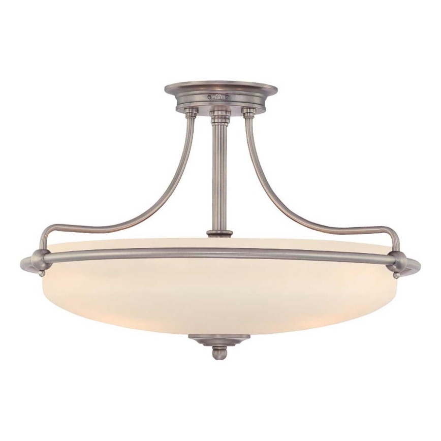 Elstead - Virsapmetuma lustra GRIFFIN 4xE27/100W/230V matēts hroms
