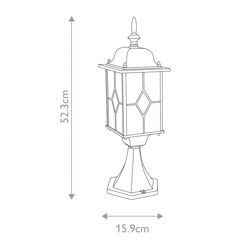 Elstead WX3 - Āra lampa WEXFORD 1xE27/100W/230V IP44