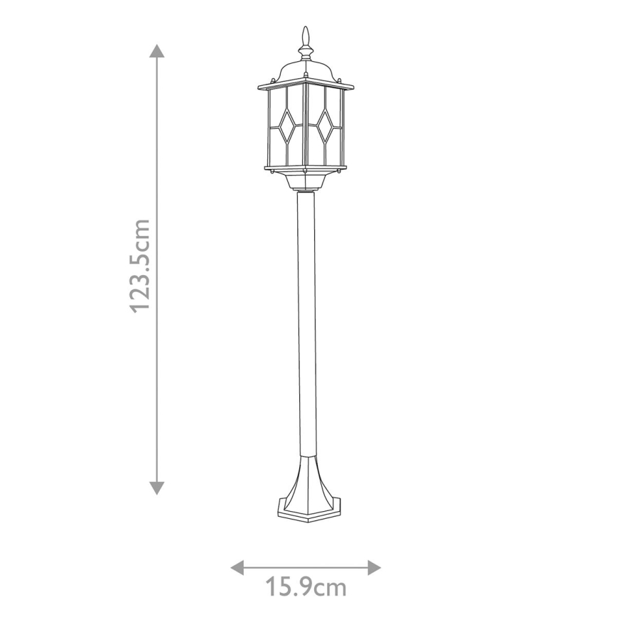 Elstead WX4 - Āra lampa WEXFORD 1xE27/100W/230V IP44