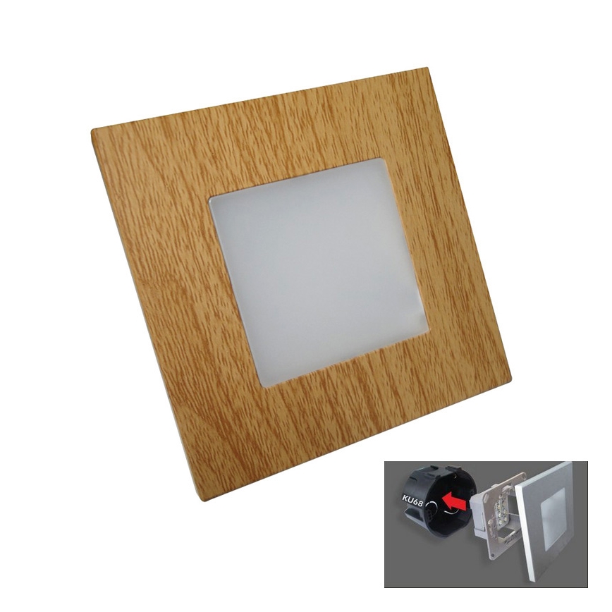 Emithor 48307 - LED orientācijas gaismeklis STEP LIGHT 16xLED/1W/230V