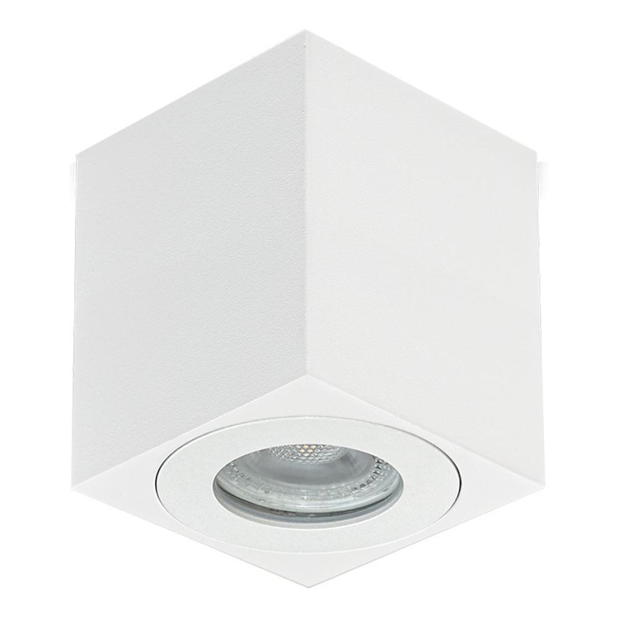 Emithor 48622 - Vannas istabas starmetis ALUX 1xGU10/35W/230V IP44 leņķa balta