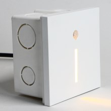 Emithor 70426 - LED Kāpņu telpas lampa ar sensoru LINE LED/1W/230V 4000K balta