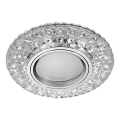 Emithor 71095 - LED Iegremdējama lampa ELEGANT GLASS FIX 1xGU10/50W + LED/3W STRIPE