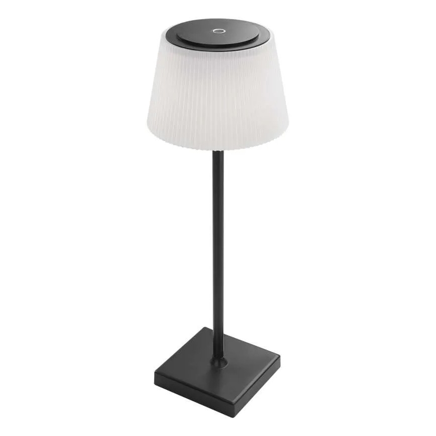 LED Aptumšojama uzlādējama lampa KATIE LED/4W/10V 1800mAh IP44 CRI 90 melna