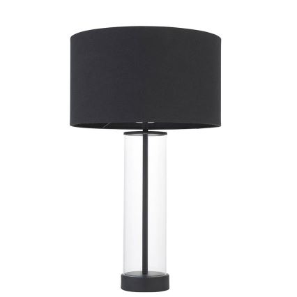 Endon 100440 - Galda lampa LESSINA ar regulējamu spilgtumu 1xE27/10W/230V melna