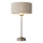 Endon 100646 - Galda lampa HIGHCLERE 1xE14/7W/230V bēšs/matiēts hroms Ø 25 cm