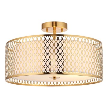 Endon 101568 - Virsapmetuma lustra CORDERO 3xE27/10W/230V zelta