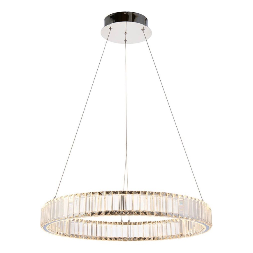 Endon 102255 - LED regulējama lustra uz troses LAGUNA LED/36W/230V, glancēts hroms