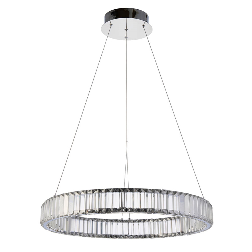 Endon 102255 - LED regulējama lustra uz troses LAGUNA LED/36W/230V, glancēts hroms