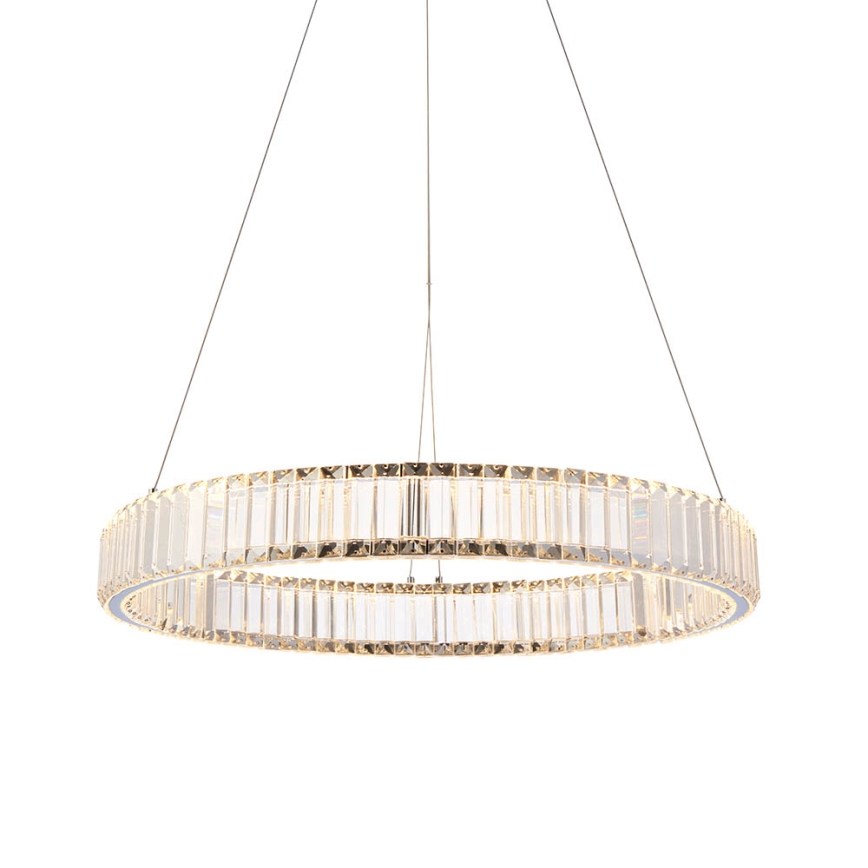 Endon 102255 - LED regulējama lustra uz troses LAGUNA LED/36W/230V, glancēts hroms