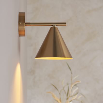 Endon 102893 - Sienas starmetis CAPE 1xE14/7W/230V misiņš