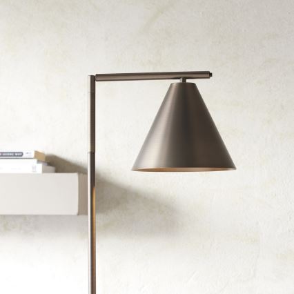 Endon 102895 - Grīdas stāvlampa CAPE 1xE27/10W/230V bronza