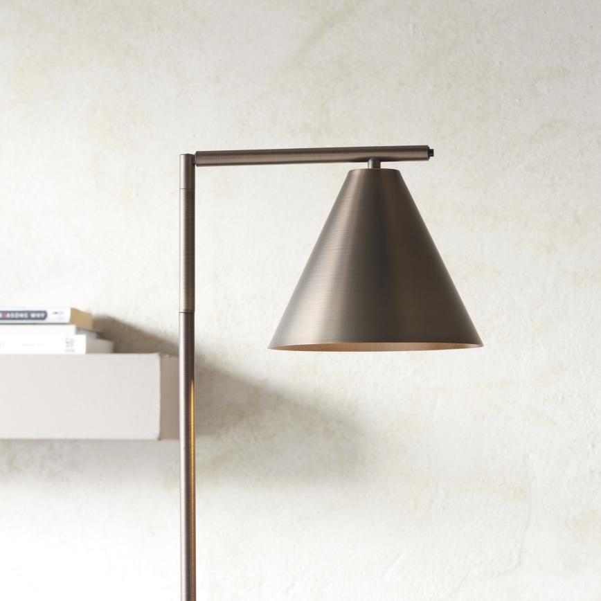 Endon 102895 - Grīdas stāvlampa CAPE 1xE27/10W/230V bronza