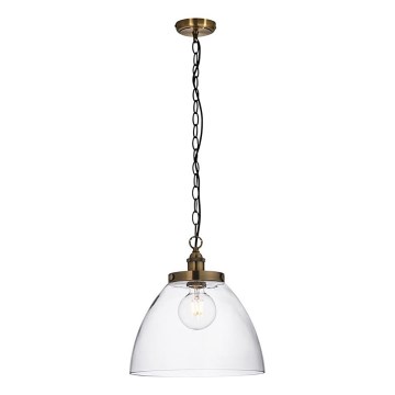 Endon 102926 - Lustra ar ķēdi HANSEN 1xE27/10W/230V misiņš