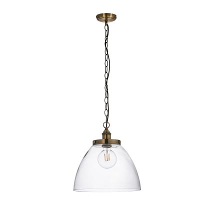 Endon 102926 - Lustra ar ķēdi HANSEN 1xE27/10W/230V misiņš