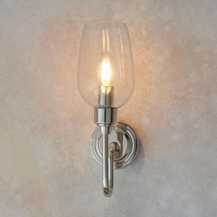 Endon 103316 - Sienas gaismeklis STOURTON 1xE14/6W/230V spīdīga hroma apdare