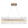 Endon 104082 - LED regulējamā lustra uz troses ADRIEL LED/47W/230V 3000K zelta/caurspīdīga