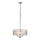 Endon 104466 - Lustra ar ķēdi CLIFTON 3xE14/6W/230V spīdīgi hromēts/caurspīdīga d. 38,5 cm