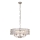 Endon 104467 - Lustra ar ķēdi CLIFTON 5xE14/6W/230V spīdīgi hromēts/caurspīdīga