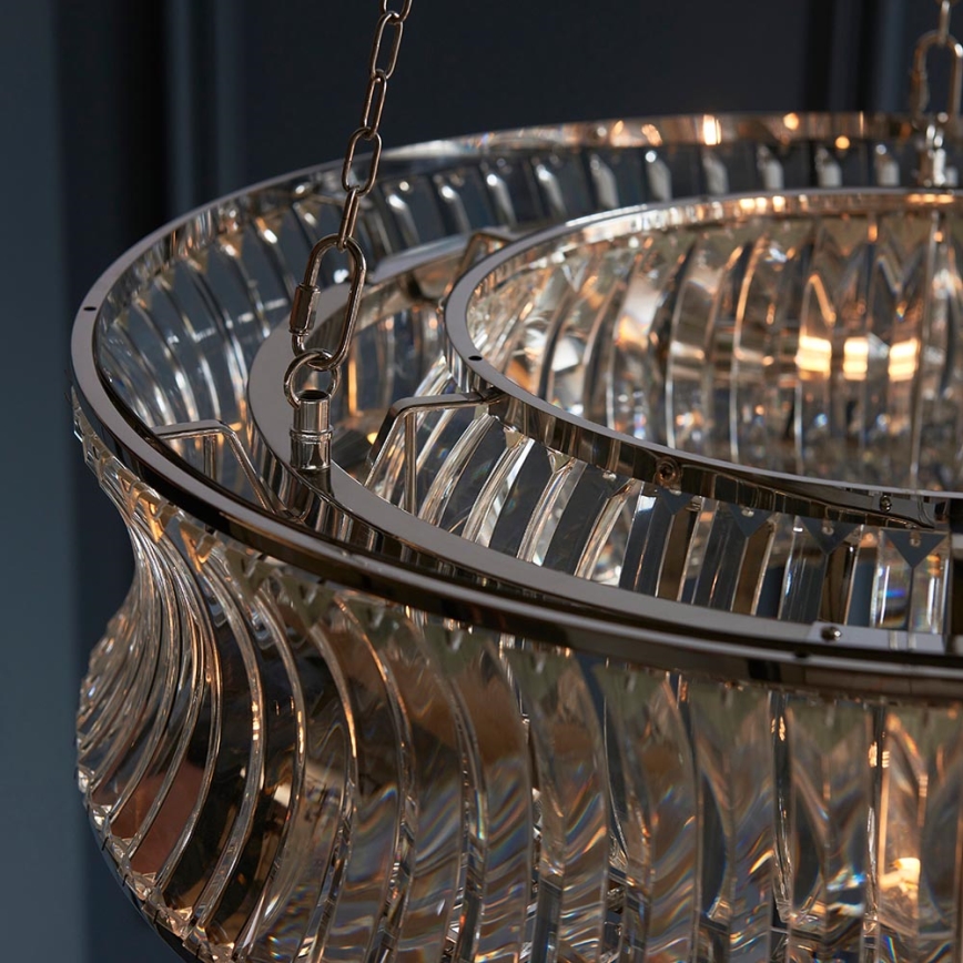 Endon 104528 - Lustra ar ķēdi 6xE14/6W/230V spīdīgs hroms