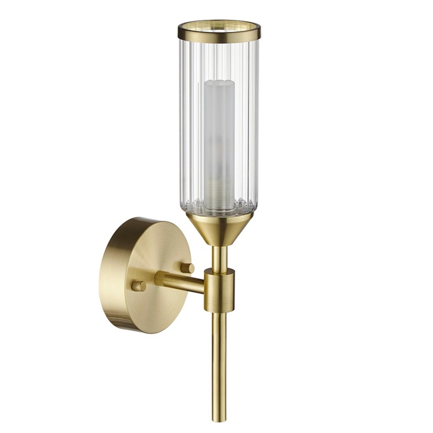Endon 106258 - Sienas lampa TOUR 1xG9/3W/230V misiņš