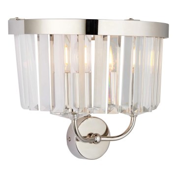 Endon 106448 - Sienas gaismeklis CHESTERFIELD 2xE14/6W/230V spīdīgs hroms