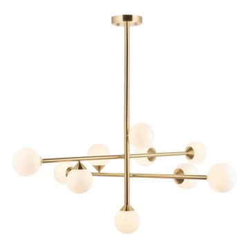 Endon 106754 - Lustra ar kātu OTIS 10xG9/5W/230V zelta