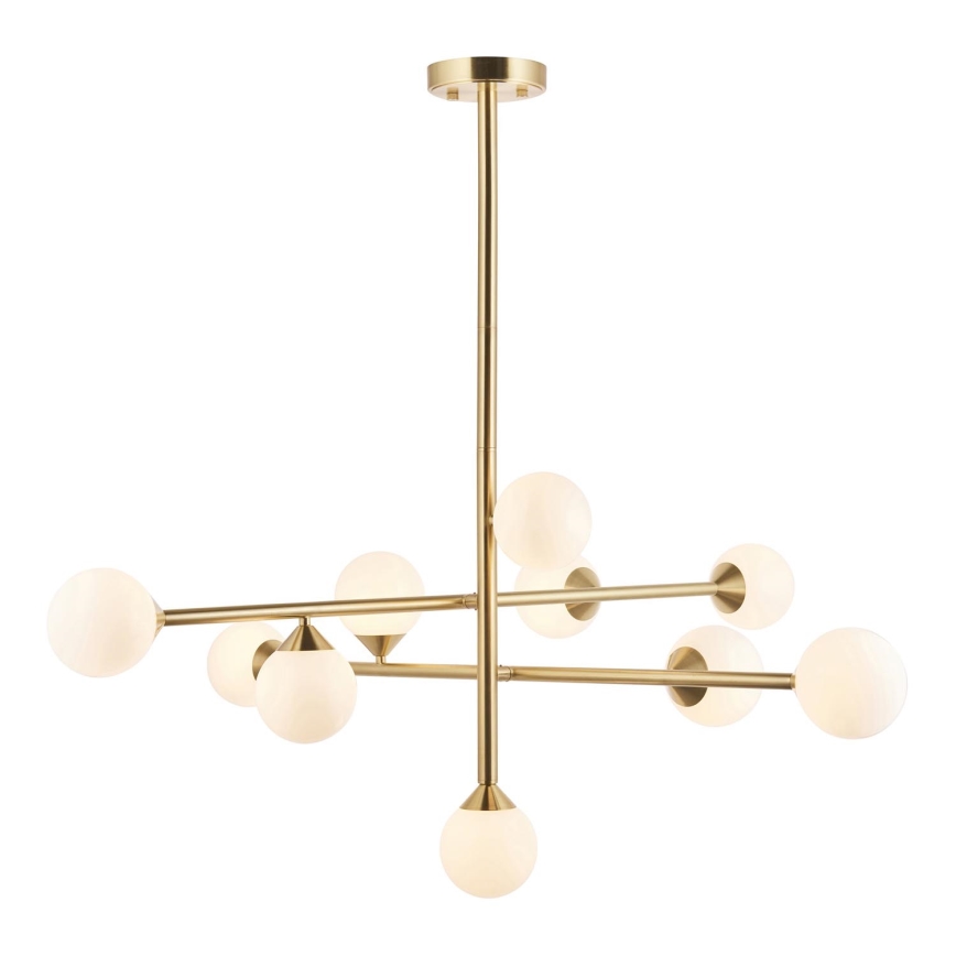 Endon 106754 - Lustra ar kātu OTIS 10xG9/5W/230V zelta