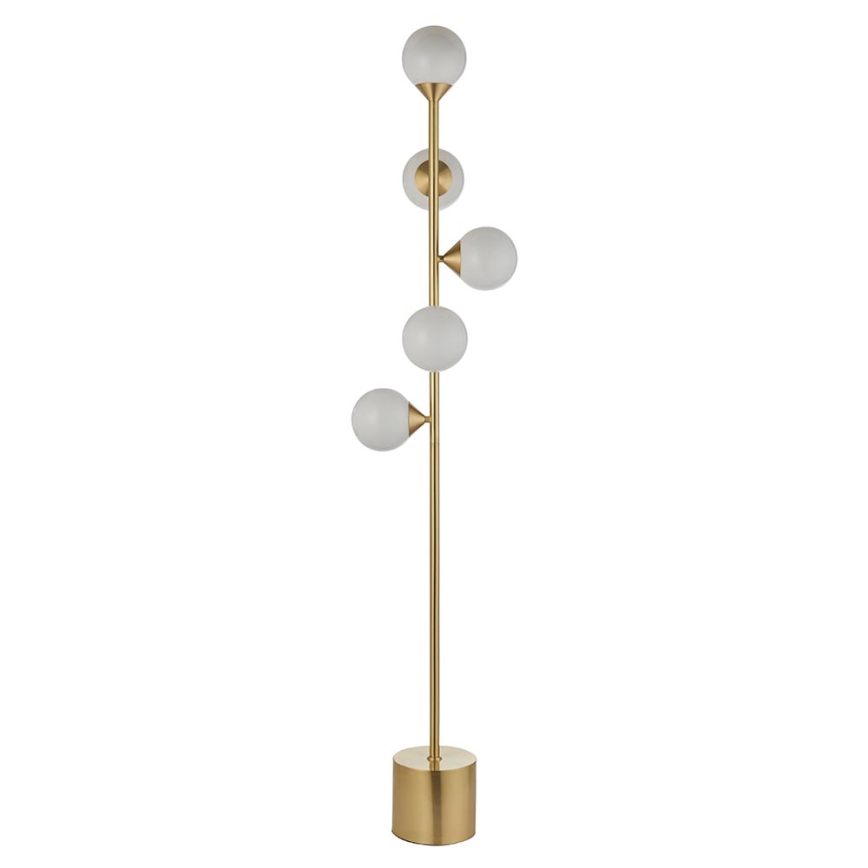 Endon 106756 - Grīdas lampa OTIS 5xG9/3W/230V zelta