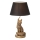 Endon 106796 - Galda lampa FOX 1xE14/6W/230V melna/misiņš