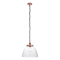 Endon 106895 - Lustra uz ķēdes HANSEN 1xE27/10W/230V, vara krāsā