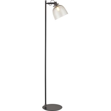 Endon 107013 - Grīdas stāvlampa URBAN 1xE27/10W/230V melna/dūmakains