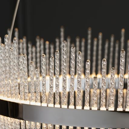 Endon 107108 - LED lustra uz troses LED/56W/230V 3000K spīdīgs hroms