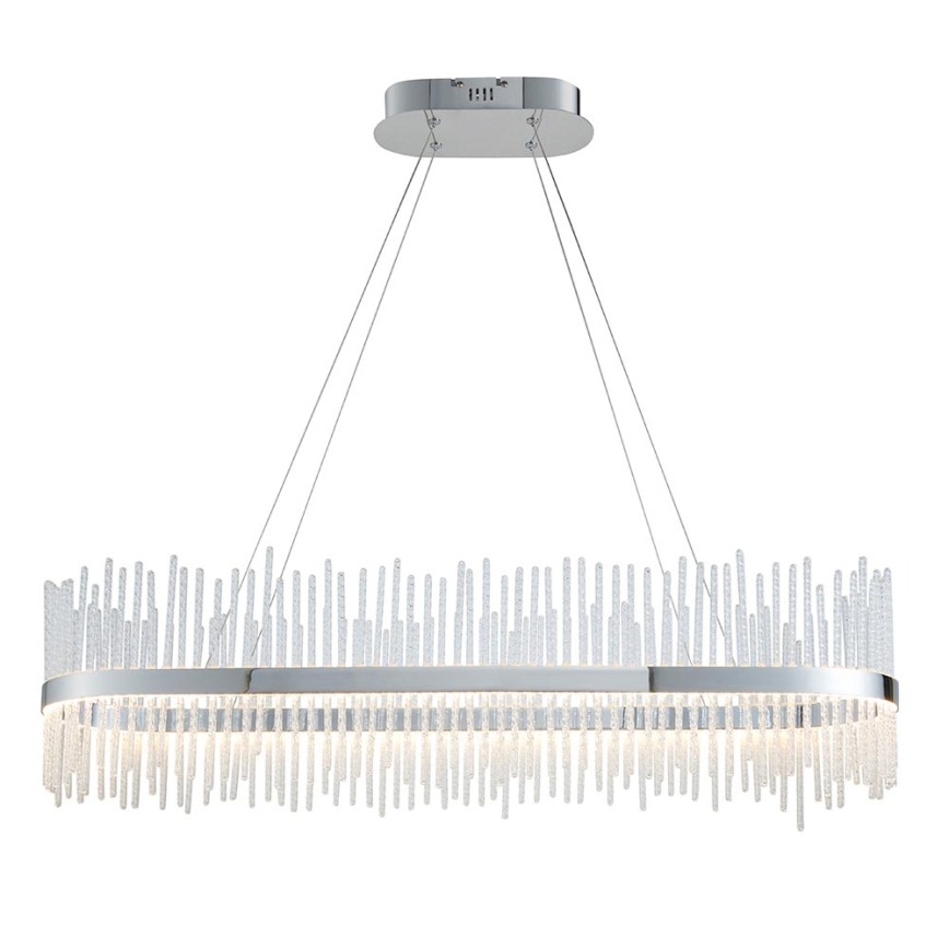 Endon 107109 - LED lustra uz troses LED/47W/230V 3000K spīdīgs hroms
