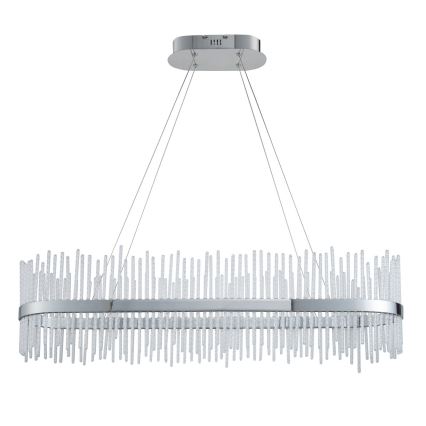 Endon 107109 - LED lustra uz troses LED/47W/230V 3000K spīdīgs hroms