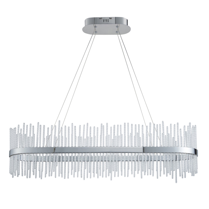 Endon 107109 - LED lustra uz troses LED/47W/230V 3000K spīdīgs hroms