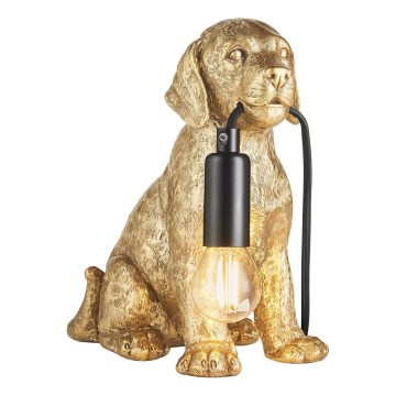Endon 107364 - Galda lampa PUPPY 1xE14/7W/230V zelta