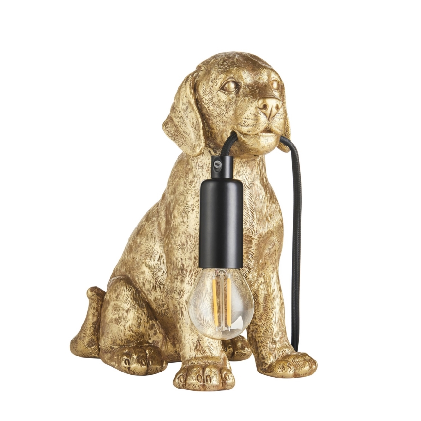 Endon 107364 - Galda lampa PUPPY 1xE14/7W/230V zelta