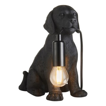 Endon 107365 - Galda lampa PUPPY 1xE14/7W/230V melna