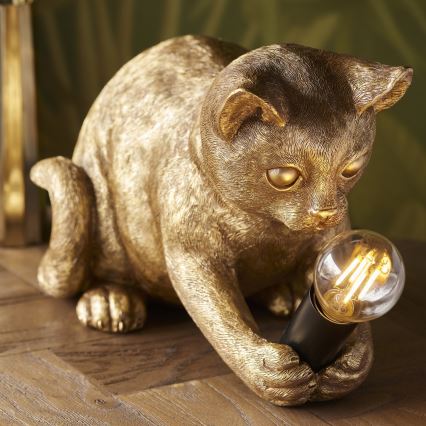 Endon 107389 - Galda lampa KITTEN 1xE14/7W/230V zelta