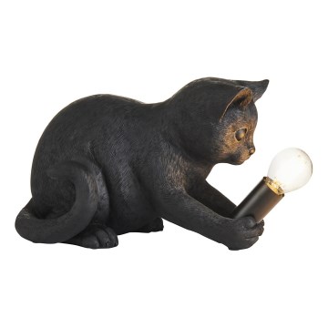 Endon 107390 - Galda lampa KITTEN 1xE14/7W/230V melna