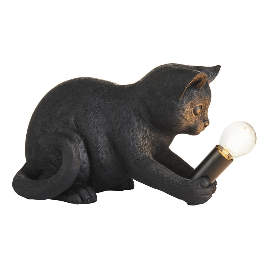 Endon 107390 - Galda lampa KITTEN 1xE14/7W/230V melna