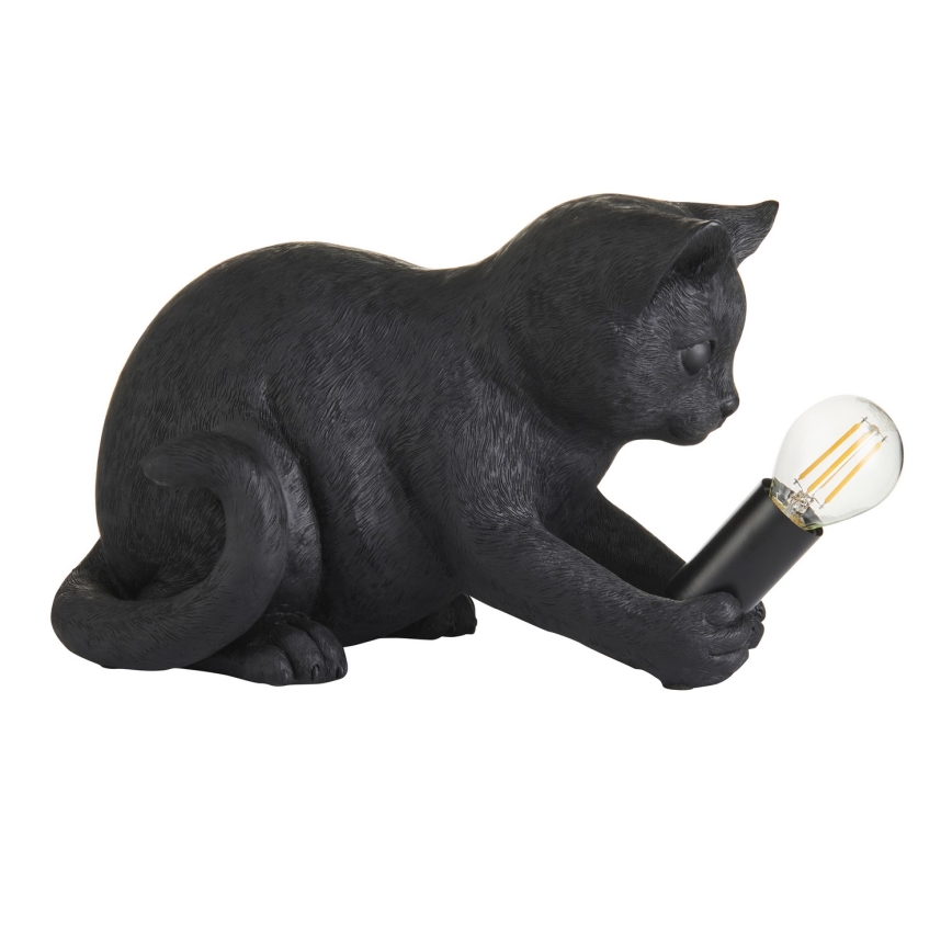 Endon 107390 - Galda lampa KITTEN 1xE14/7W/230V melna